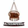 Altasimperial Hanging Hammock Chair Macrame Swing Handwoven Cotton Backrest Garden, Indoor and Outdoor
