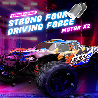 Remote Control Car 116 2.4GHz 45KM/H All Terrain Off Road Trucks 4WD Climbing Car Gifts Full Scale for Adults