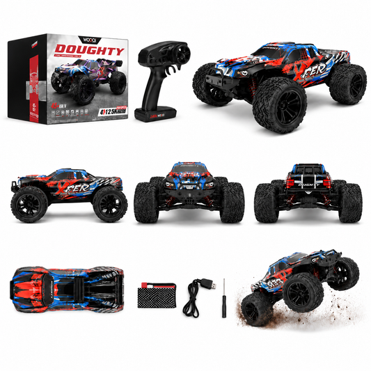 Remote Control Car 116 2.4GHz 45KM/H All Terrain Off Road Trucks 4WD Climbing Car Gifts Full Scale for Adults