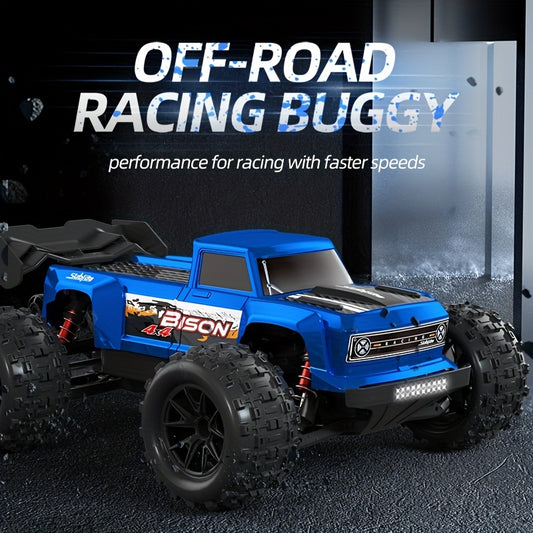 SBD Bison 1/16 Scale RC Car 60KM/H High Speed 4WD Off Road Monster Truck RTR All Terrain - Blue