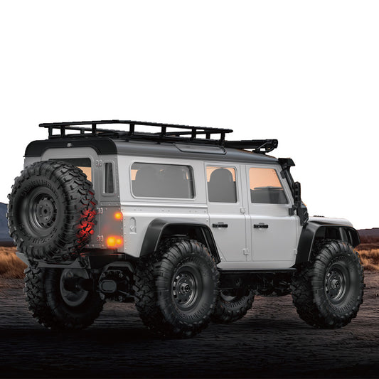 TRX-4M Style Land Rover Defender RC Crawler 1/16 RTR 4x4 Trail Truck - Black
