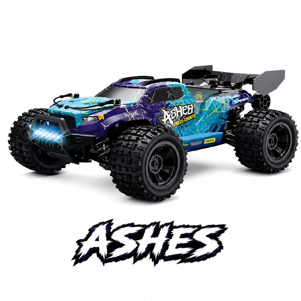 ashes high speed 4wd rc 40 km/h monster truck 2.4ghz off road remote control car rtr