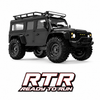 TRX-4M Style Land Rover Defender RC Crawler 1/16 RTR 4x4 Trail Truck - Black
